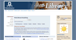Desktop Screenshot of library.sunyocc.edu